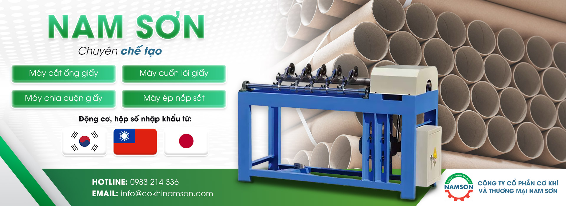 CÔNG TY CỔ PHẦN CƠ KHÍ VÀ THƯƠNG MẠI NAM SƠN